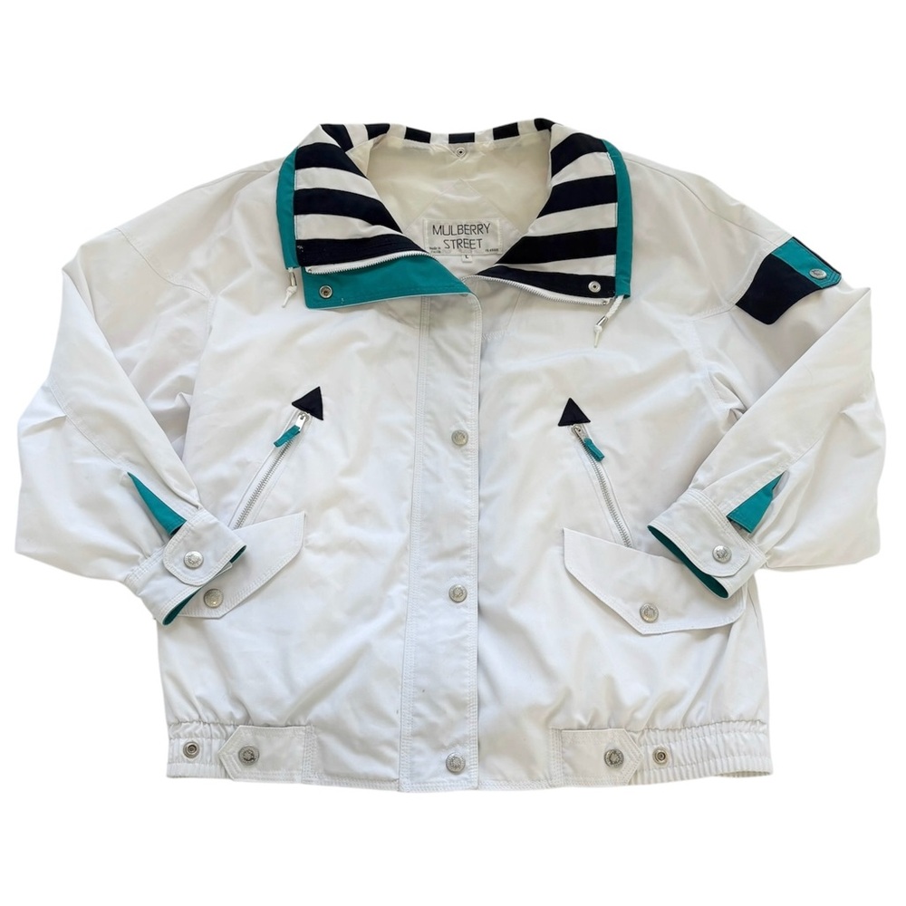 Vintage 80s Mulberry Street Windbreaker